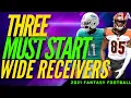 Week 9 MUST START Wide Receiver Flex Options 2021 Fantasy Football