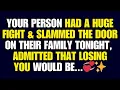 ✨Je partner heeft een enorme ruzie gehad en de deur voor zijn familie dichtgeslagen, en toegegeve...