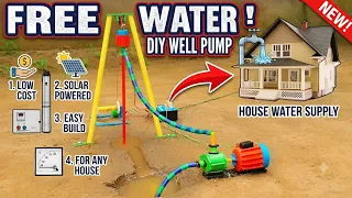How to Get FREE WATER at Home! DIY Solar Well Pump Project #SolarWaterPump #DIYProjects