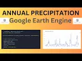 Annual Precipitation Using CHIRPS Data in Google Earth Engine