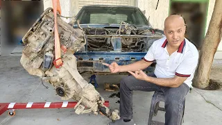 سلسلة التجديد عادت واليوم نزعت قلب السيارة القديم (10)