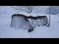 Download Lagu Heavy Snowfall Solo Camping | Ep.7