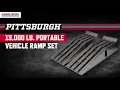 Pittsburgh Automotive 13 000 Lb Portable Vehicle Ramp Set