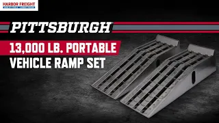 Pittsburgh Automotive 13 000 Lb Portable Vehicle Ramp Set