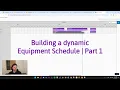 Building a dynamic Equipment Schedule Part 1 Ignition 8 1
