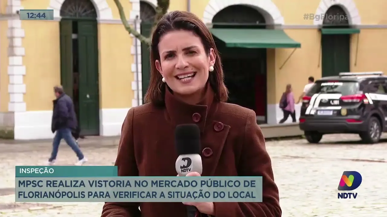 VÍDEO: Mercado Público de Florianópolis passa por vistoria do MPSC nesta terça-feira