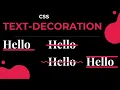 CSS Text Decoration in 2 Minutes