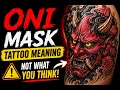 Oni Mask Tattoo Meaning With Symbolism History