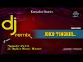 Download Lagu KARAOKE DJ | JOKO TINGKIR NGOMBE DAWET  | NADA COWOK | VIRAL TIKTOK 2022
