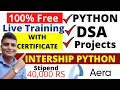 Learn Python Data Structure Free Python Internship Stipend Python DSA Course With Certificate