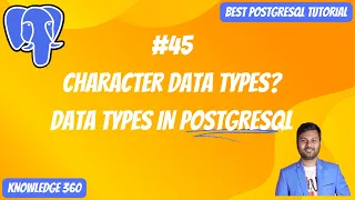 Data Types in PostgreSQL Character Data Types PostgreSQL Full Playlist