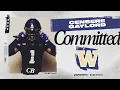 WATCH 4-star CB Censere Gaylord commits to Washington Live Commitment