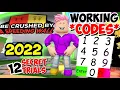 Be Crushed by a Speeding Wall 2022 WORKING Every Code 12 SECRET TRIALS