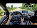 2016 BMW 328i xDrive on Continental DWS 06 Tires - POV Test Drive Binaural