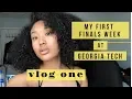 FINALS WEEK AT GEORGIA TECH VLOG ONE