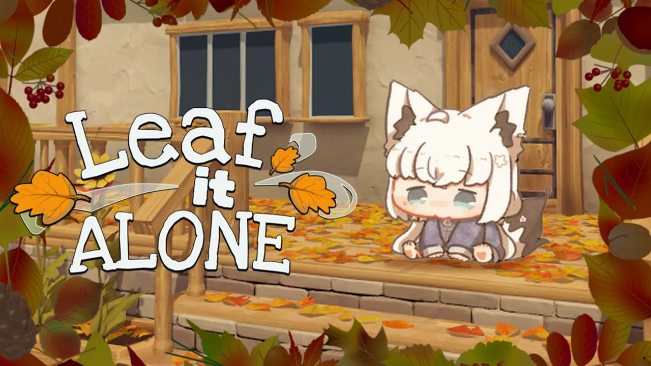 【Leaf it Alone】落ち葉を拾ってお片付けして綺麗にする。【白上フブキ/ホロライブ】