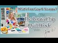 Sew this super EASY Potato Chip Quilt Block with Gina Tell - Totally Beginner Friendly