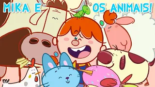 O Diário de Mika | Mika e Seus Amigos Animais 🐾💛 (Coletânea Infantil)