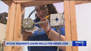 Bronx NYCHA residents get training new skills for green jobs