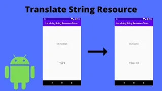 Localizing String Resources - Android Tutorial 2020