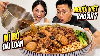 Người Việt Ăn Mì Bò Đài Loan Có Hợp Không?