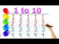 Download Lagu 123, Number,123 song,1234,1 to 10,Kids 123,123 collection for writing along dotted lines for toddler