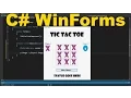 Creating Our Game Board using Winforms to C Tic-Tac-Toe
