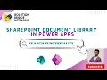 Power Apps SharePoint Library Search Made EASY