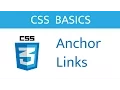 Styling Anchor Links CSS Basics