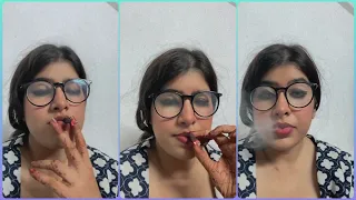 hot girl smoking cigarette smoking indian girl 