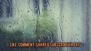 relaksasi suara gemericik air hujan jatuh di atap u0026 jangkrik suasana tenang pedesaan adem dingin