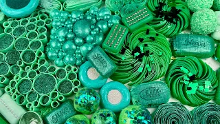 ASMR Crushing soap boxes with foam and glitters | Peeling off the film | Clay cracking