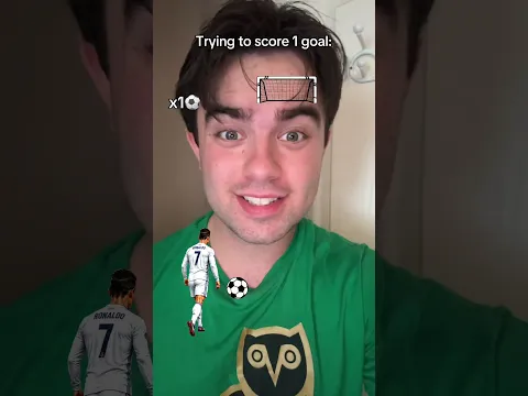 10 tries to score one goal!
