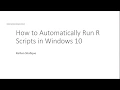 Automation and Scheduling Using R and Windows Task Scheduler Part 1