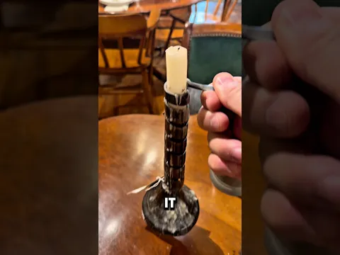 Antique Timer Candle Stand