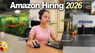 AMAZON HIRING Latest update Eligibility Salary How to apply