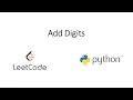 Leetcode - Add Digits Python