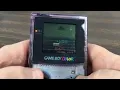 Atomic purple Nintendo Gameboy Color demo