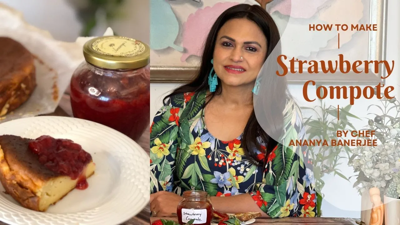 How To Make Strawberry Compote at Home   Quick & Tasty Strawberry Compote Recipe   Perfect for Cakes