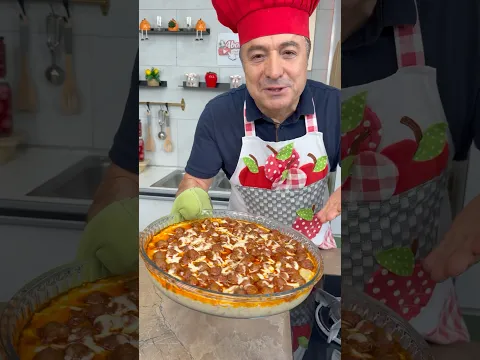 Patlıcan beğendili köfte 👨🏻‍🍳♥️☘️ #recipe #tarif #food #pratiktatlitarifleri #keşfet #viral ￼