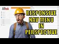 Building responsive navigation menus with Ignition s Perspective module and CSS style sheets