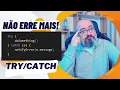 Como usar TRY CATCH e THROW ERROR no JAVASCRIPT AULA para INICIANTES