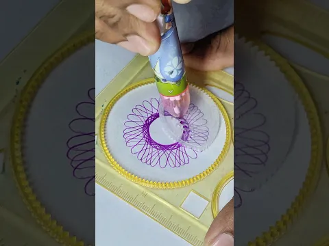 Spirograph art๐ฅ๐ต๐คฏ#shorts #viral #asmr #Spirograph #satisfying