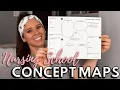 HOW TO MAKE CONCEPT MAPS and ASSIGN A NURSING DIAGNOSIS Nursing school 2020