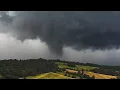 Raw Funnel Cloud and Possible Tornado - 222 Orange VA DRONE FOOTAGE