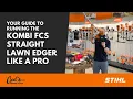 Keep Your Lawn Edges Crispy with the STIHL Kombi Straight Edger Attachment