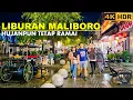 Lagu Rainy walking around MALIOBORO STREET ❗ YOGYAKARTA or JOGJAKARTA ⁉️ Tugu Station to Teras Malioboro