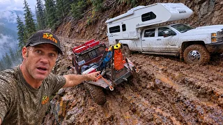 One Wrong Move and This RV Was Going Over the Edge!