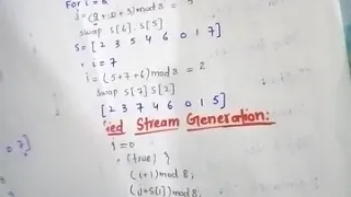 RC4 Cipher Cimplified Example Encryption and Decryption