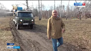 Омские парки начали обрабатывать от клещей